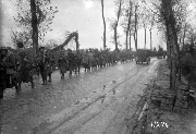 NZ troops marching toward Ypres